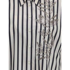 Camisa Listrada Brunello Cucinelli