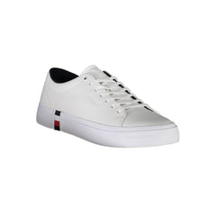 Tênis Tommy Hilfiger Masculino em Couro Branco