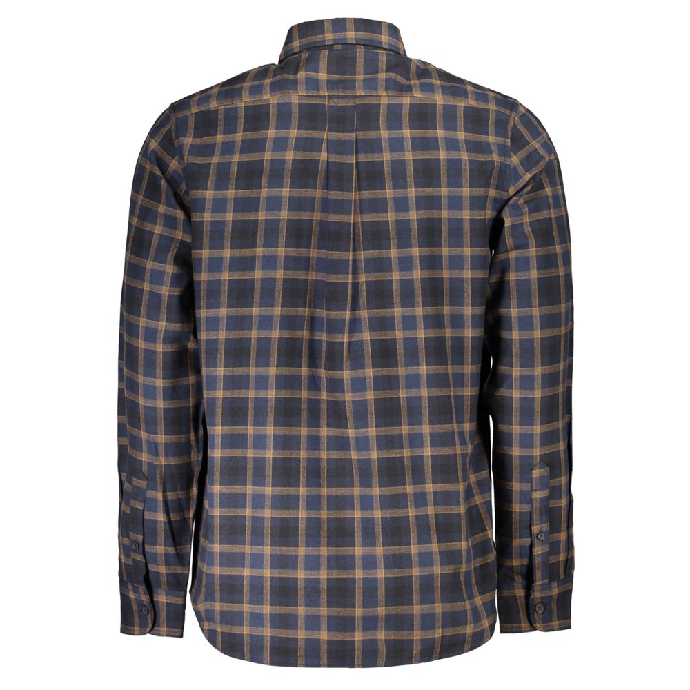 Camisa de algodão azul Timberland