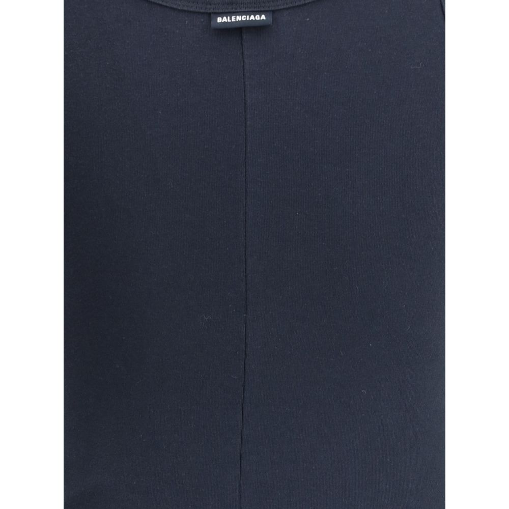 Vestido longo sem mangas Balenciaga