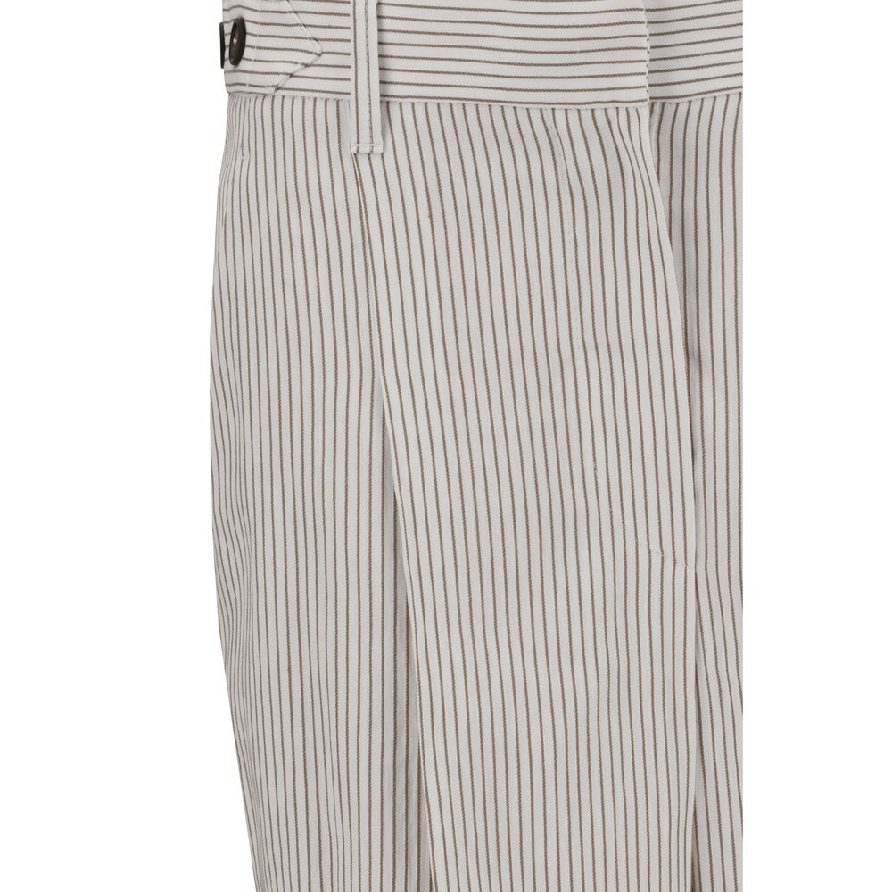 Calça Listrada Brunello Cucinelli