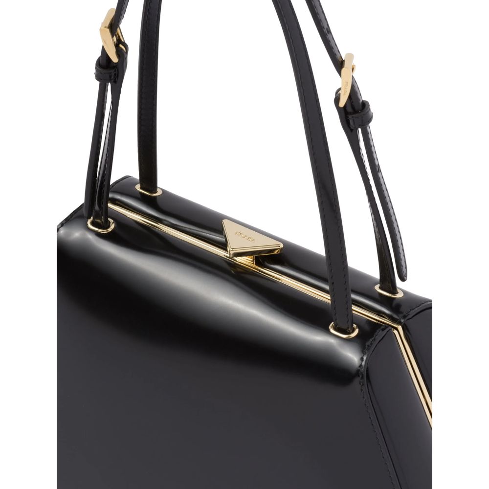 Bolsa Prada de couro preta