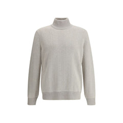 Suéter de gola alta de cashmere Brunello Cucinelli
