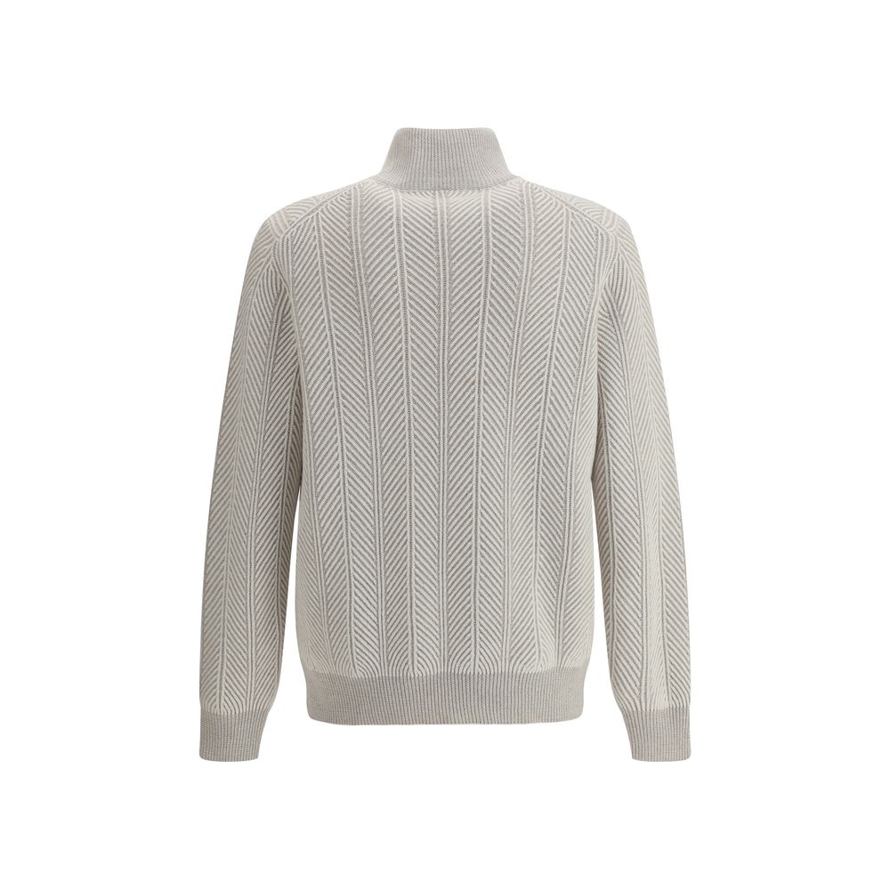 Suéter de gola alta de cashmere Brunello Cucinelli