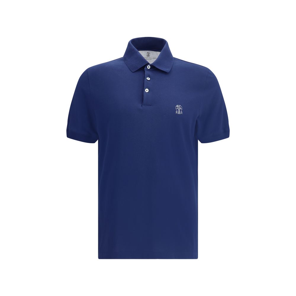 Camisa polo com logotipo Brunello Cucinelli