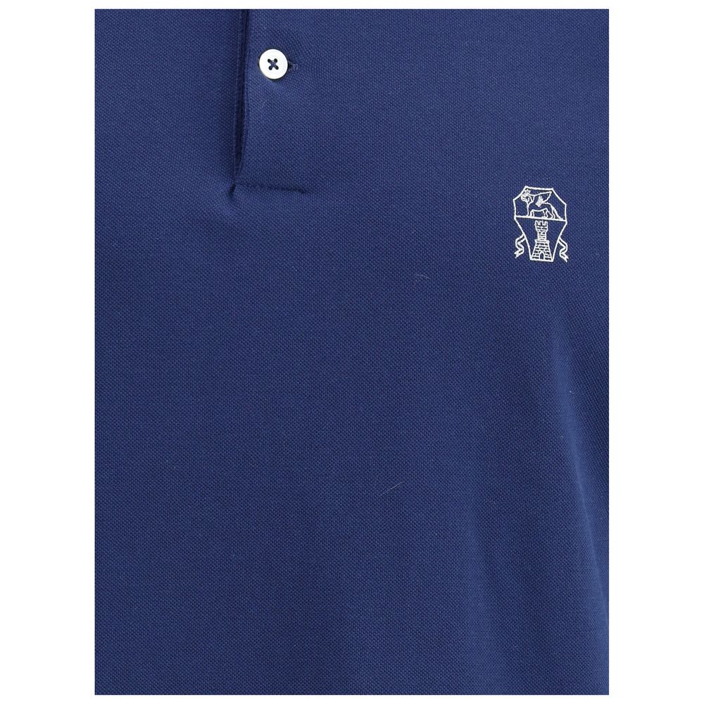 Camisa polo com logotipo Brunello Cucinelli