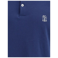 Camisa polo com logotipo Brunello Cucinelli