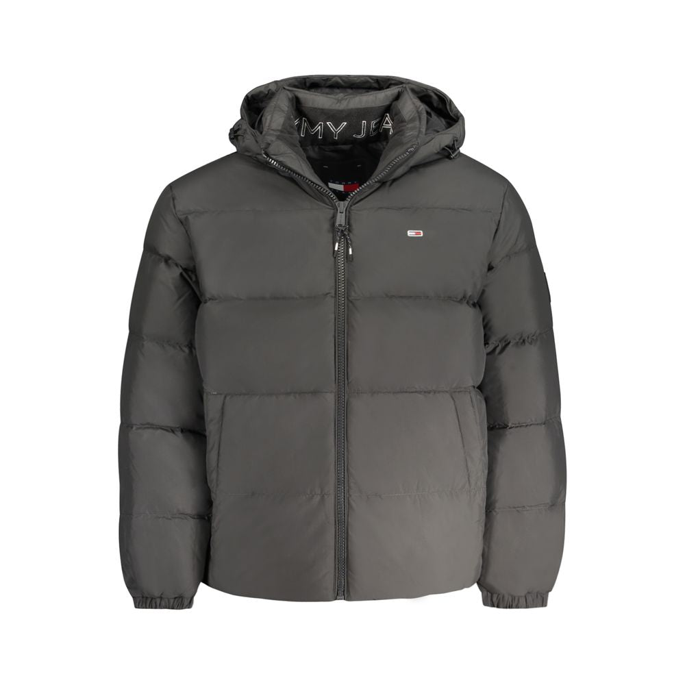 Jaqueta Masculina Tommy Hilfiger Preta de Poliéster