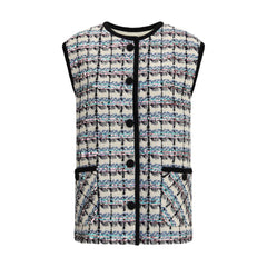 Colete Valentino Tweed com lantejoulas