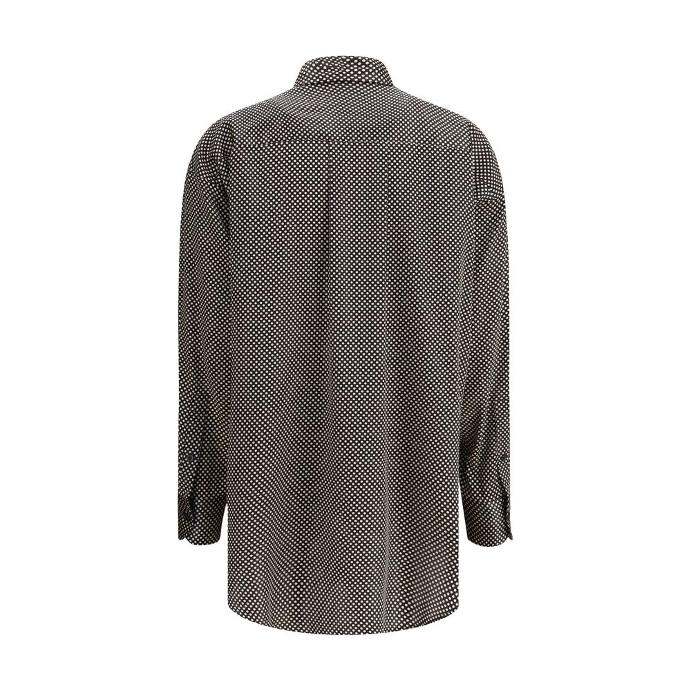 Camisa de seda com bolinhas Tom Ford