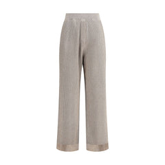 Calça Brunello Cucinelli Canelada em Lurex