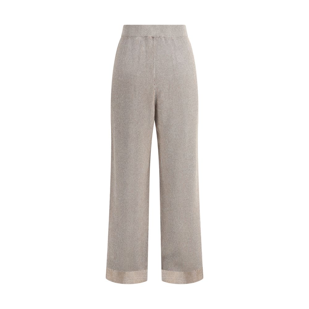 Calça Brunello Cucinelli Canelada em Lurex