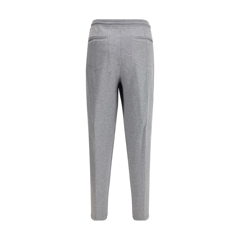 Calça de moletom Brunello Cucinelli em algodão e caxemira