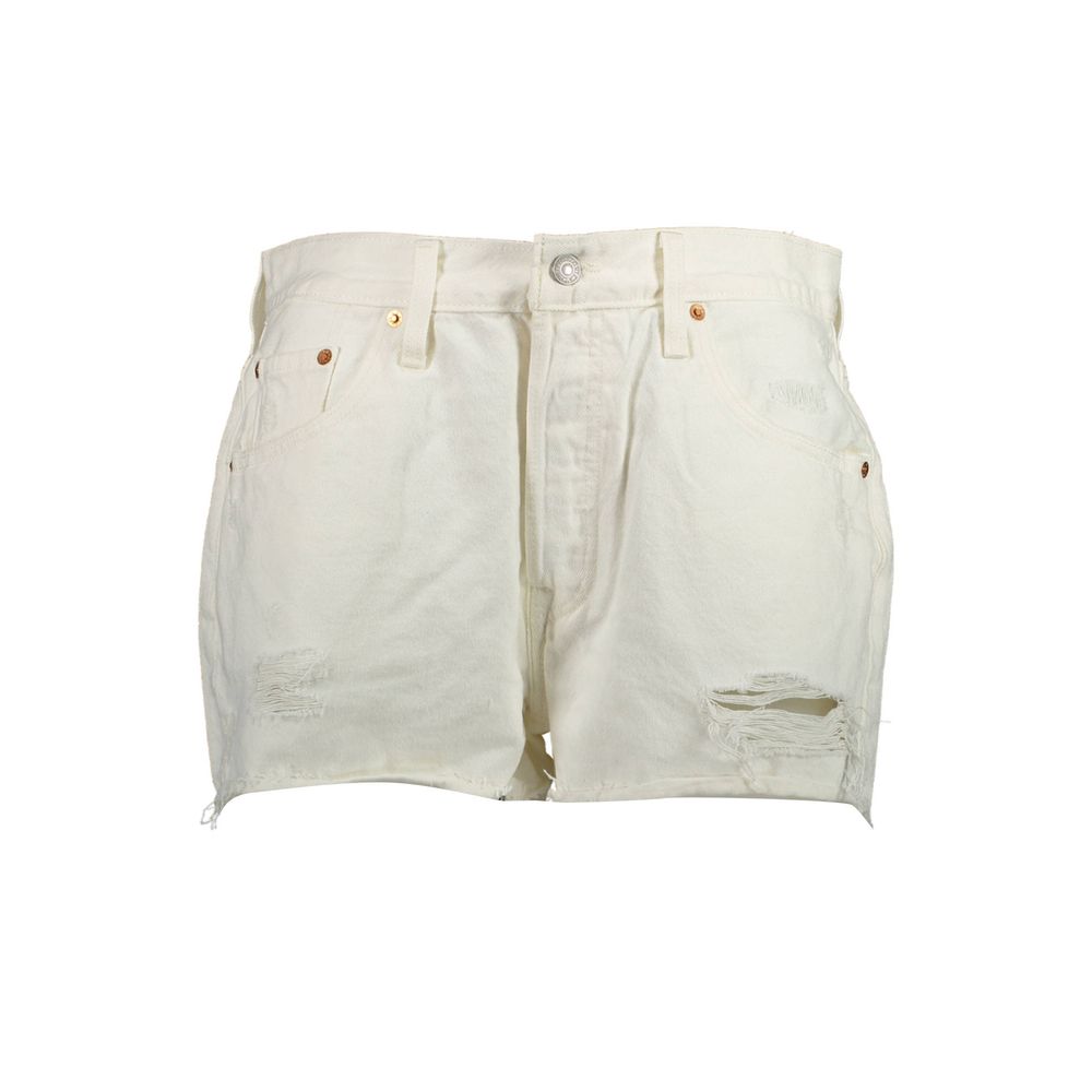 Calça Jeans Levi's Branca de Algodão Feminina