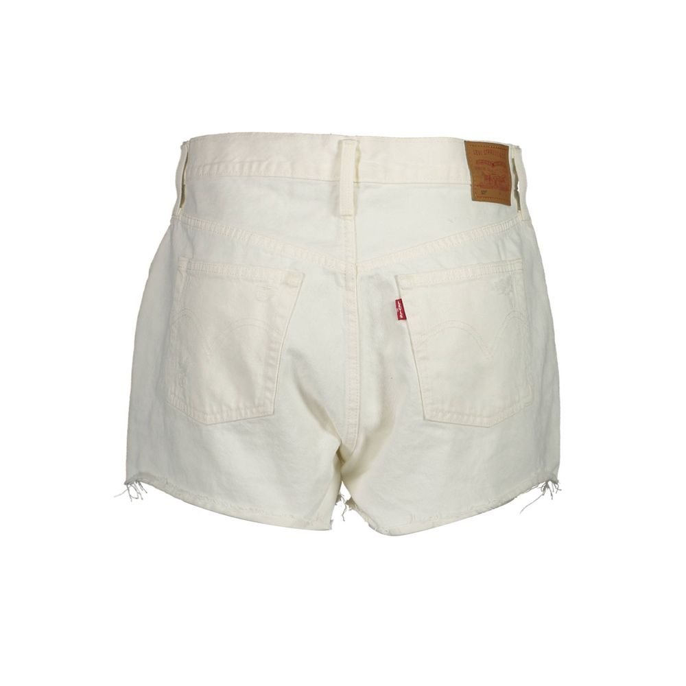 Calça Jeans Levi's Branca de Algodão Feminina