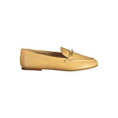 Sapato raso de couro bege Ralph Lauren