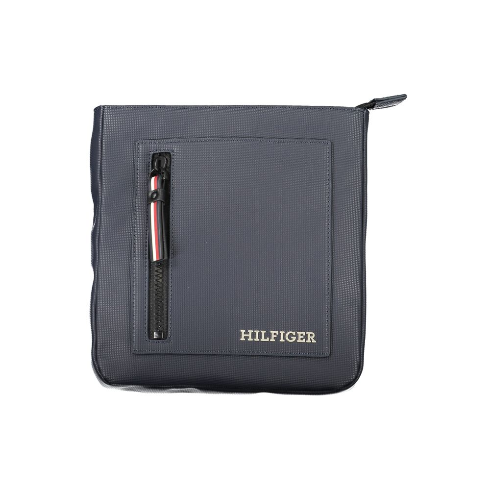 Bolsa de ombro Tommy Hilfiger Chic Blue com detalhes contrastantes