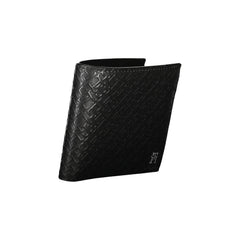 Carteira Tommy Hilfiger Elegante de Couro Preto com Vários Compartimentos