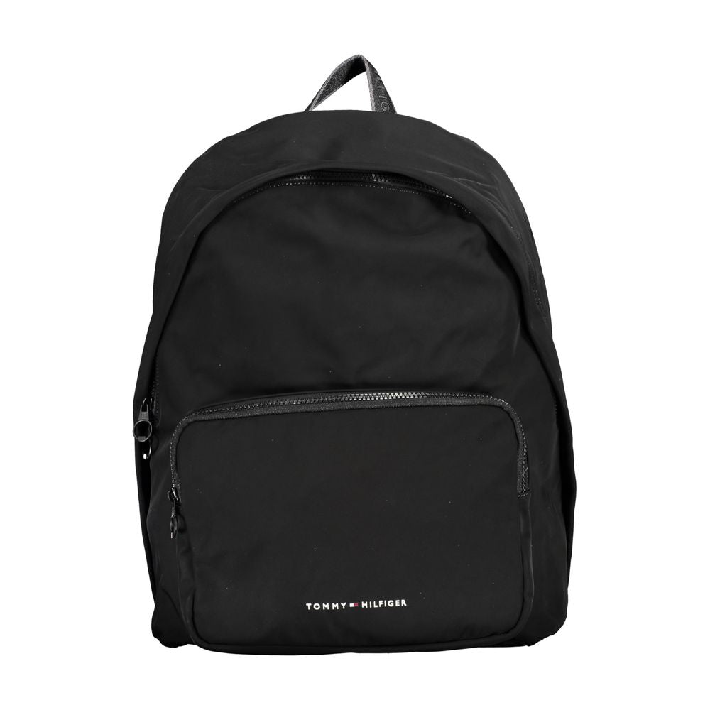 Mochila Tommy Hilfiger Chic Urban Preta com Compartimento para Laptop