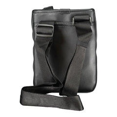 Bolsa de ombro Tommy Hilfiger preta de polietileno
