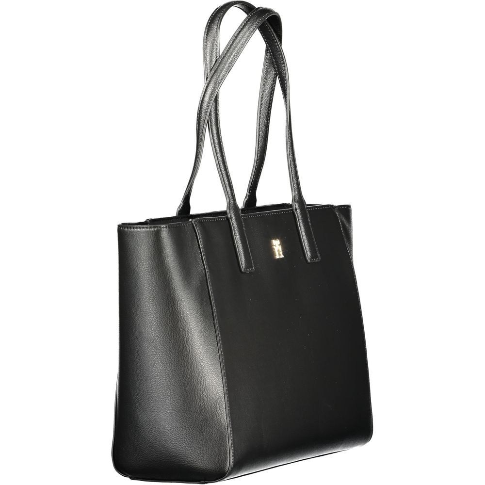 Bolsa Feminina Tommy Hilfiger Preta de Poliéster Reciclado