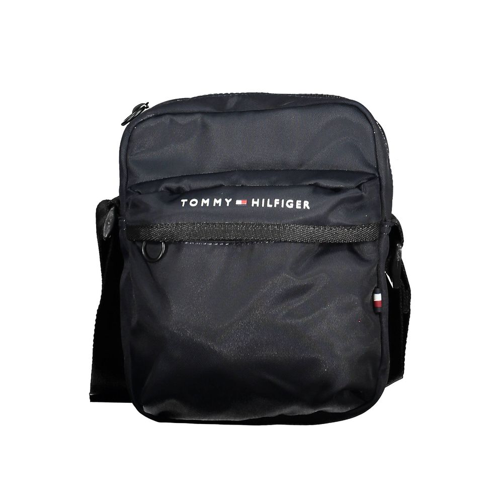 Bolsa de ombro masculina Tommy Hilfiger em poliéster azul