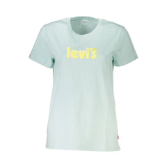 Camiseta Levi's Azul Algodão Feminina