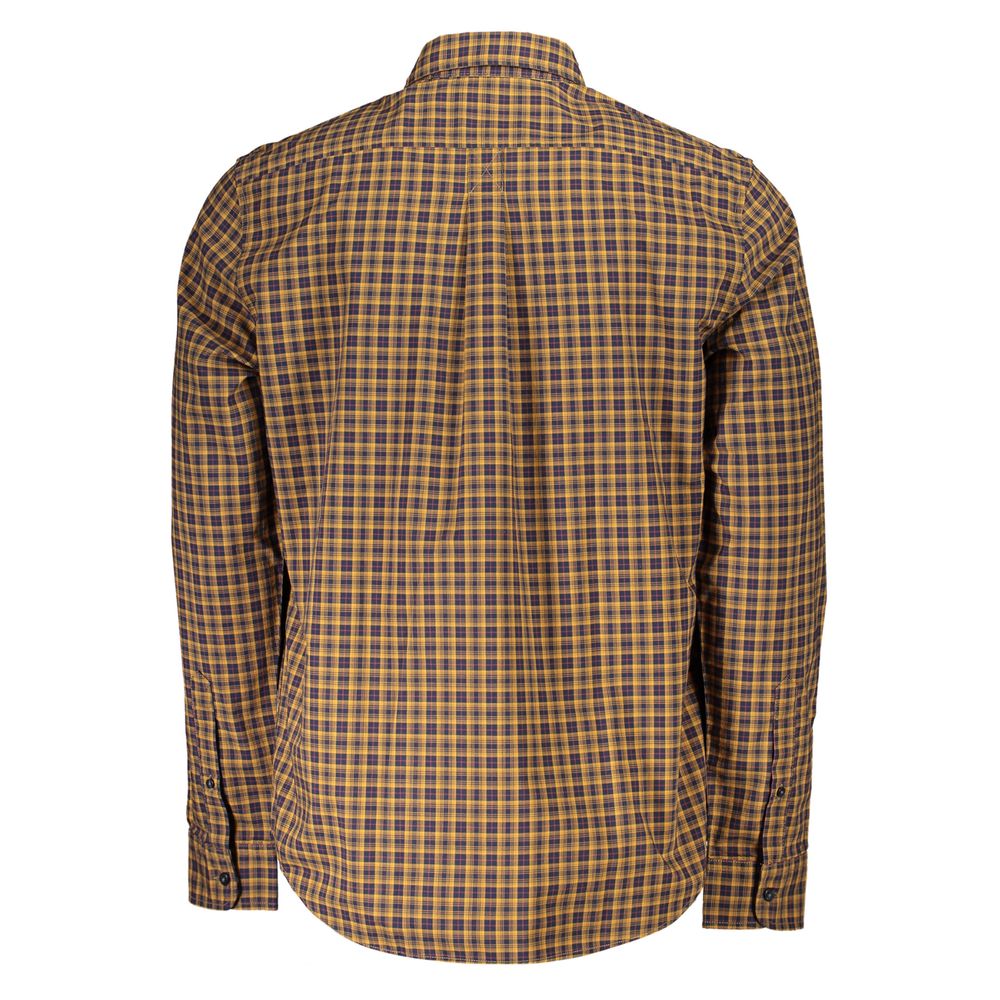 Camisa de algodão amarela Timberland