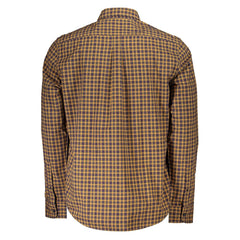 Camisa de algodão amarela Timberland