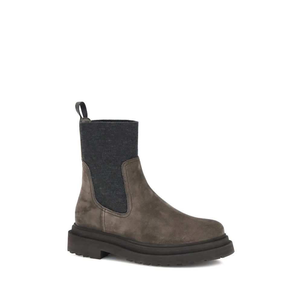 Botins de camurça Brunello Cucinelli