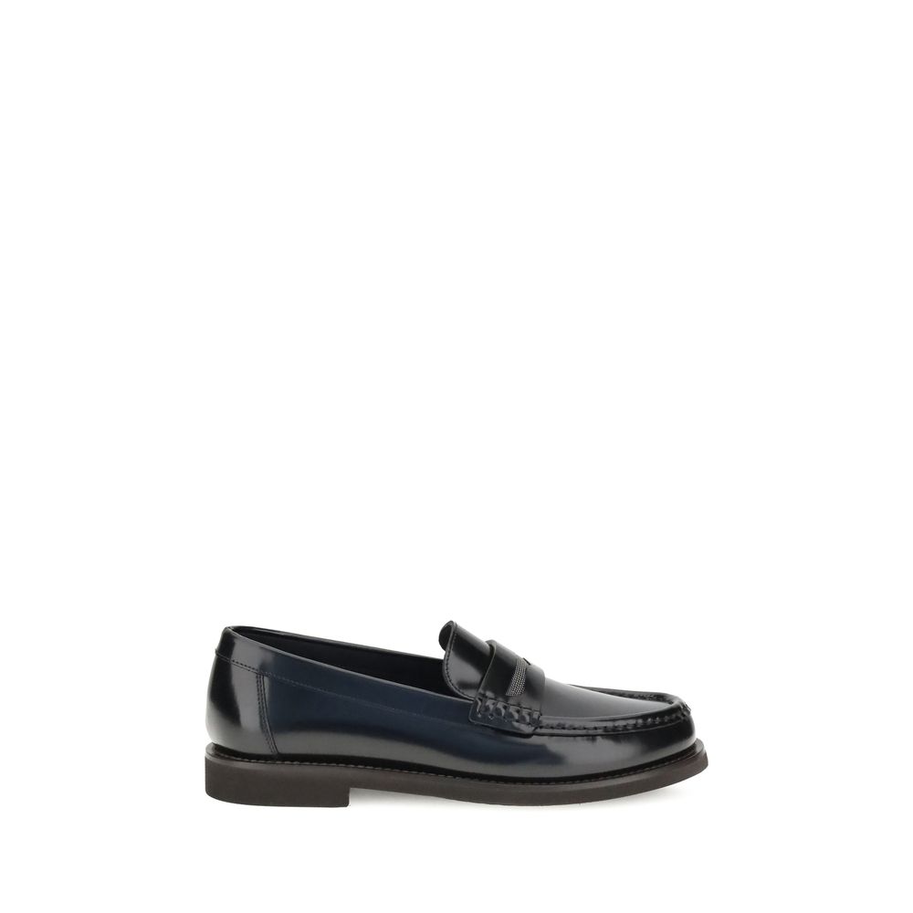 Mocassins de couro Brunello Cucinelli