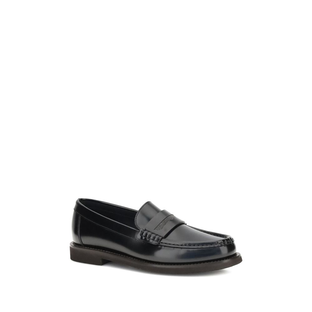 Mocassins de couro Brunello Cucinelli