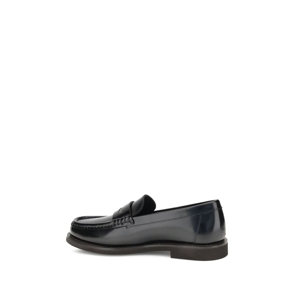 Mocassins de couro Brunello Cucinelli