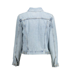 Jaqueta Levi's Light Blue Cotton Feminina