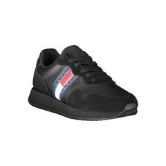 Tênis Tommy Hilfiger Masculino em Couro Preto