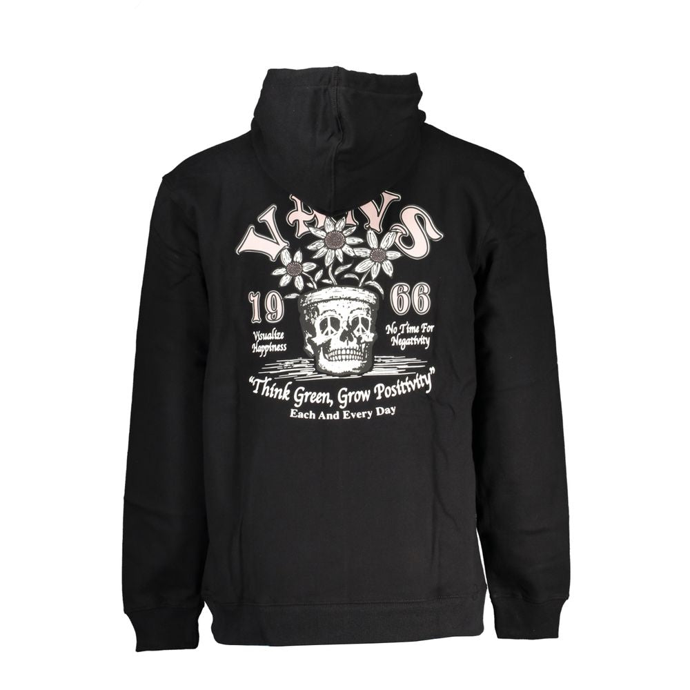 Moletom com capuz Vans Sleek Fleece preto