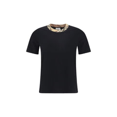 Camiseta Burberry Check com gola redonda