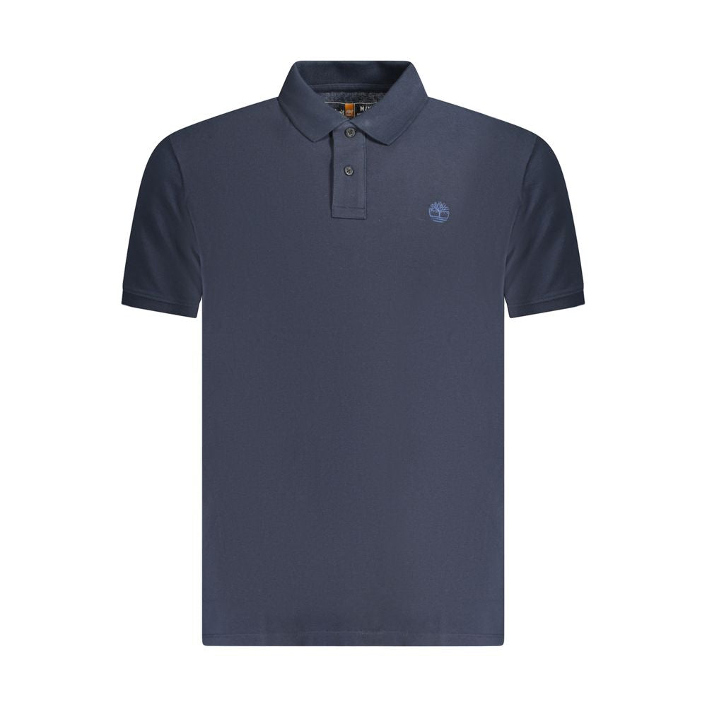 Camisa polo de algodão azul Timberland