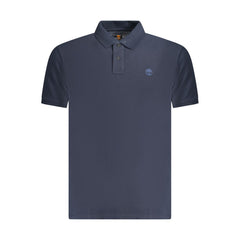 Camisa polo de algodão azul Timberland