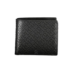 Carteira de couro elegante Tommy Hilfiger com porta-moedas