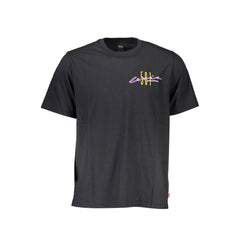 Camiseta Levi's preta de algodão masculina