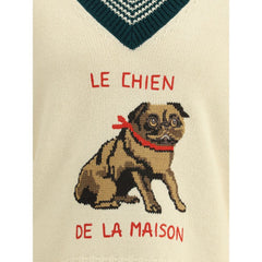 Suéter de lã Valentino Le Chien De La Maison