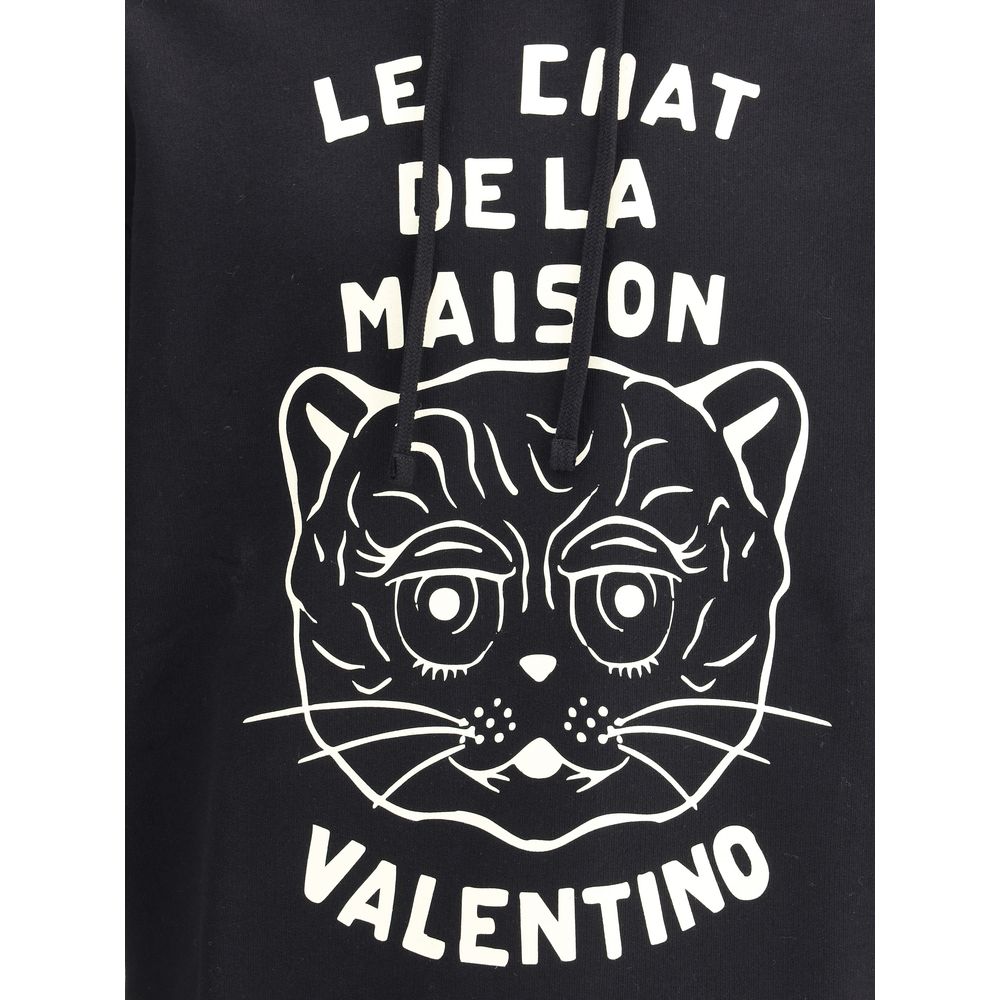 Valentino Moletom Com Capuz Le Chat De La Maison