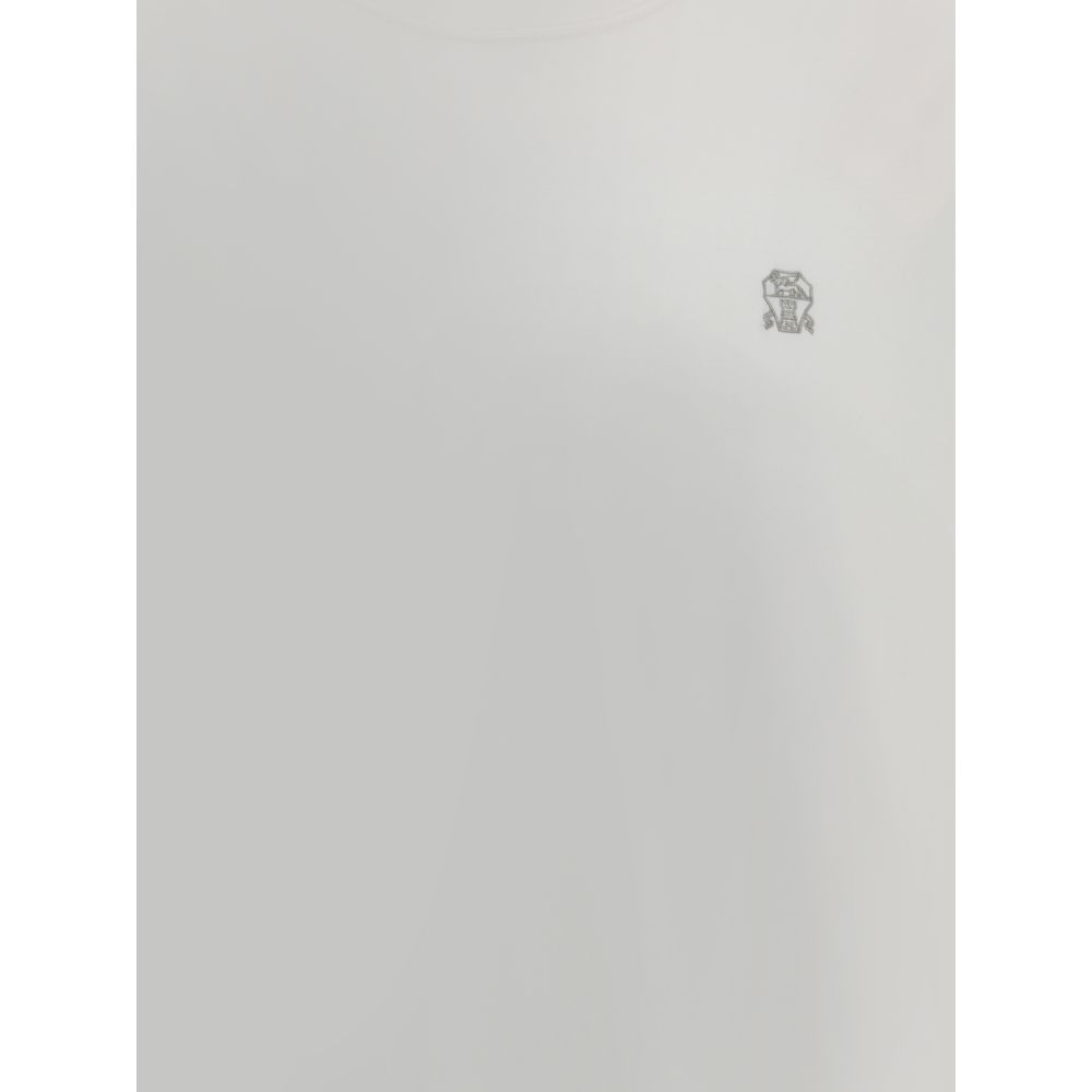 Camiseta com logotipo Brunello Cucinelli