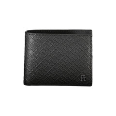 Tommy Hilfiger Carteira Dupla de Couro Elegante com Detalhes em Contraste