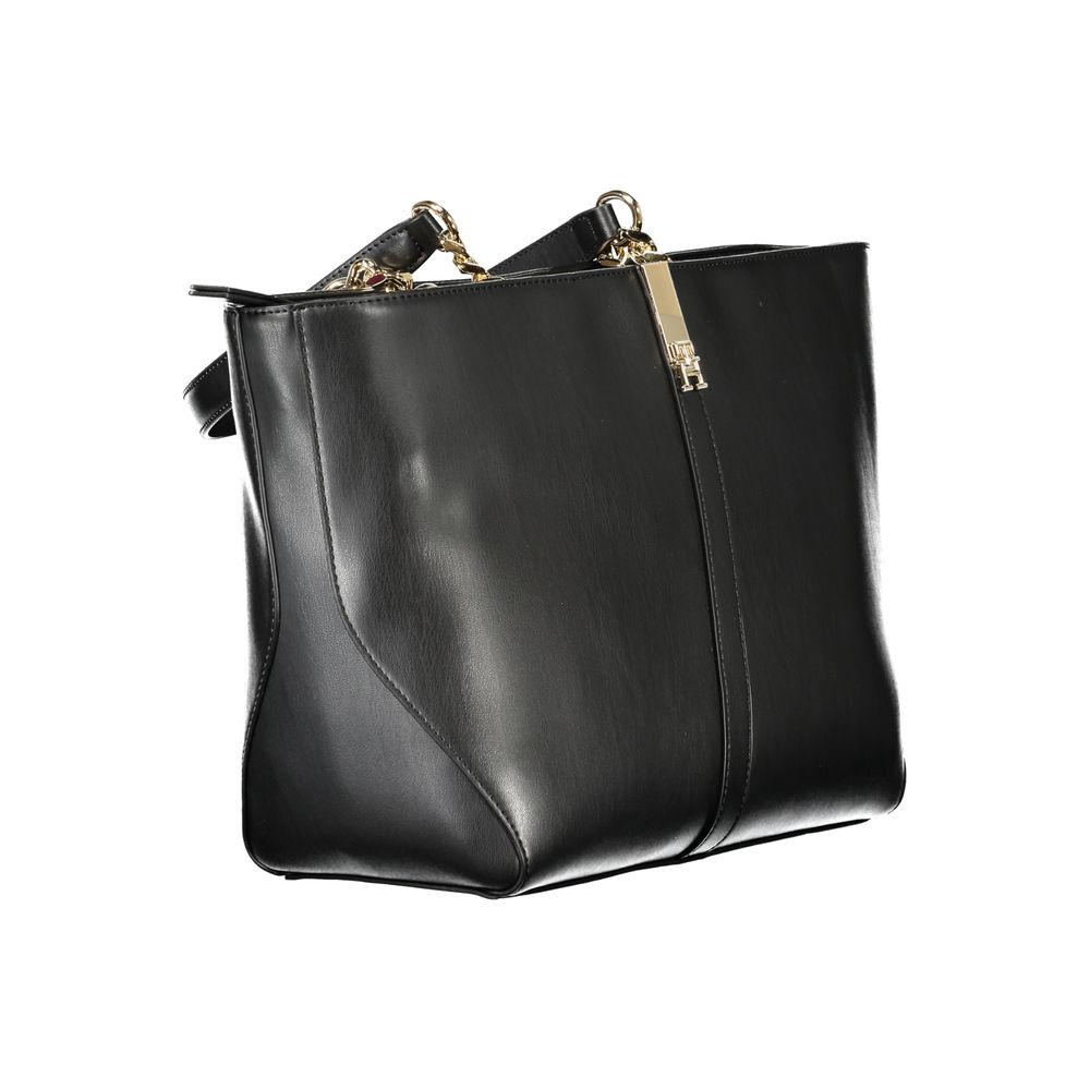Bolsa Feminina Tommy Hilfiger Preta de Polietileno
