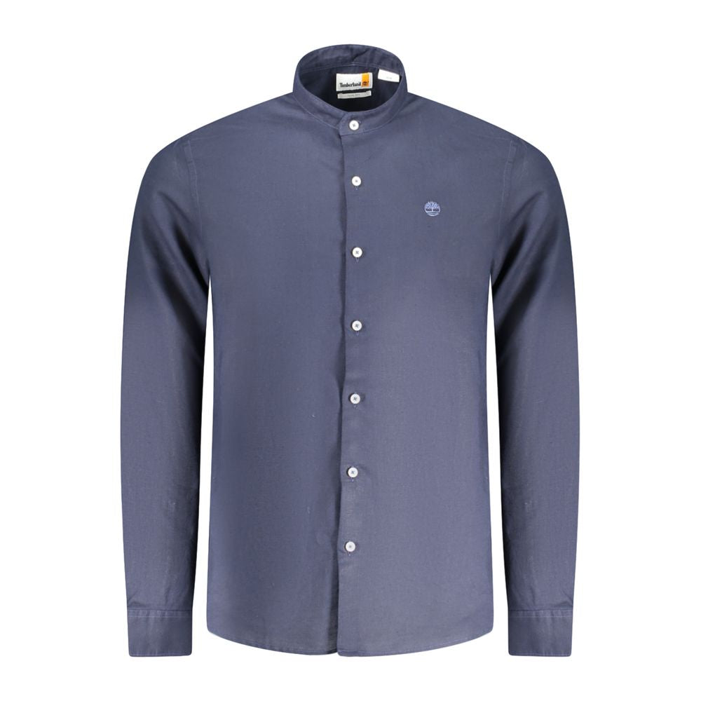 Camisa de algodão azul Timberland