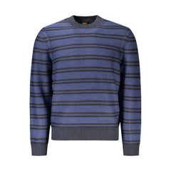 Suéter Masculino Hugo Boss de Lã Azul