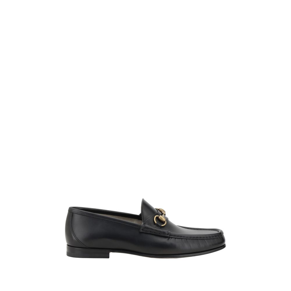 Mocassins de couro Gucci