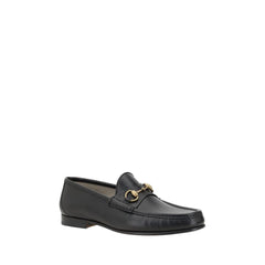 Mocassins de couro Gucci